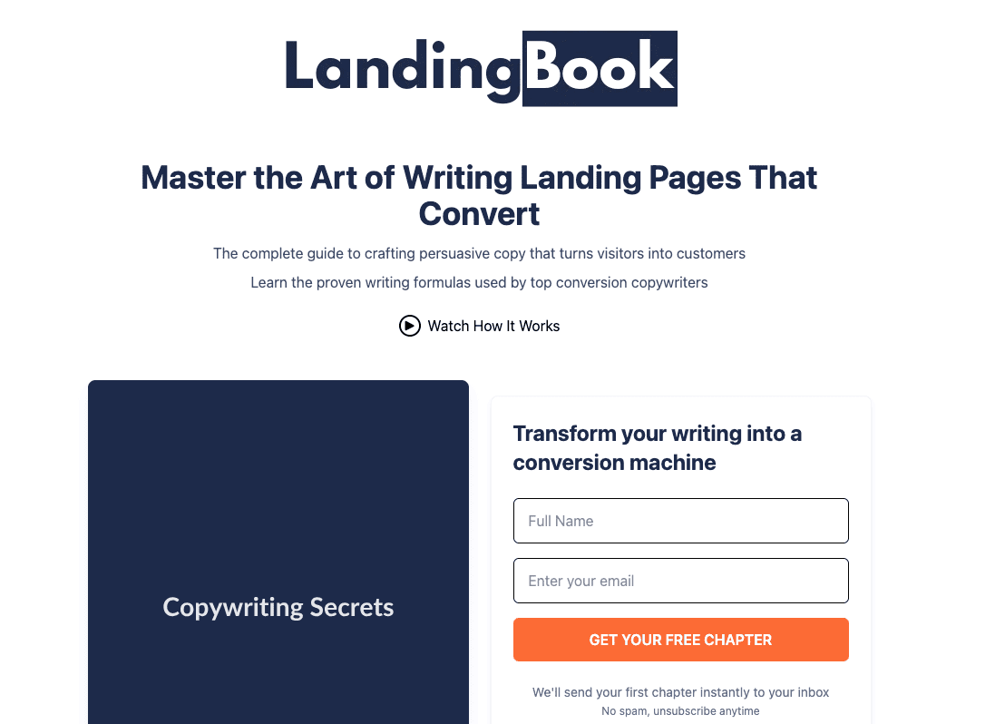 LandingBook - High performance Landing Page for Ebook