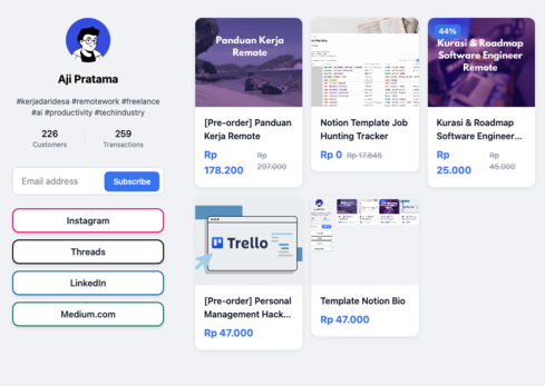 Template Bio - Astro